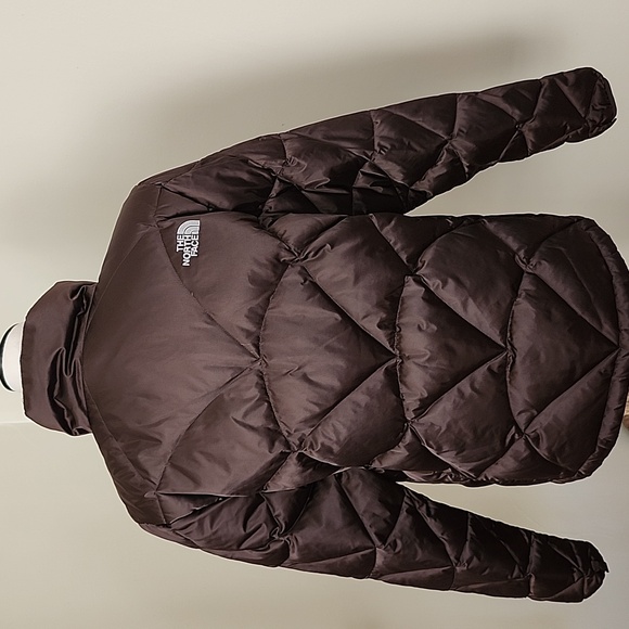 The North Face Dark Brown Quilted Down Filled Jacket, L - Picture 7 of 13